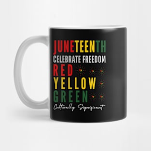 Juneteenth Celebrate Freedom Mug